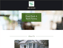 Tablet Screenshot of frontporchgrill.com